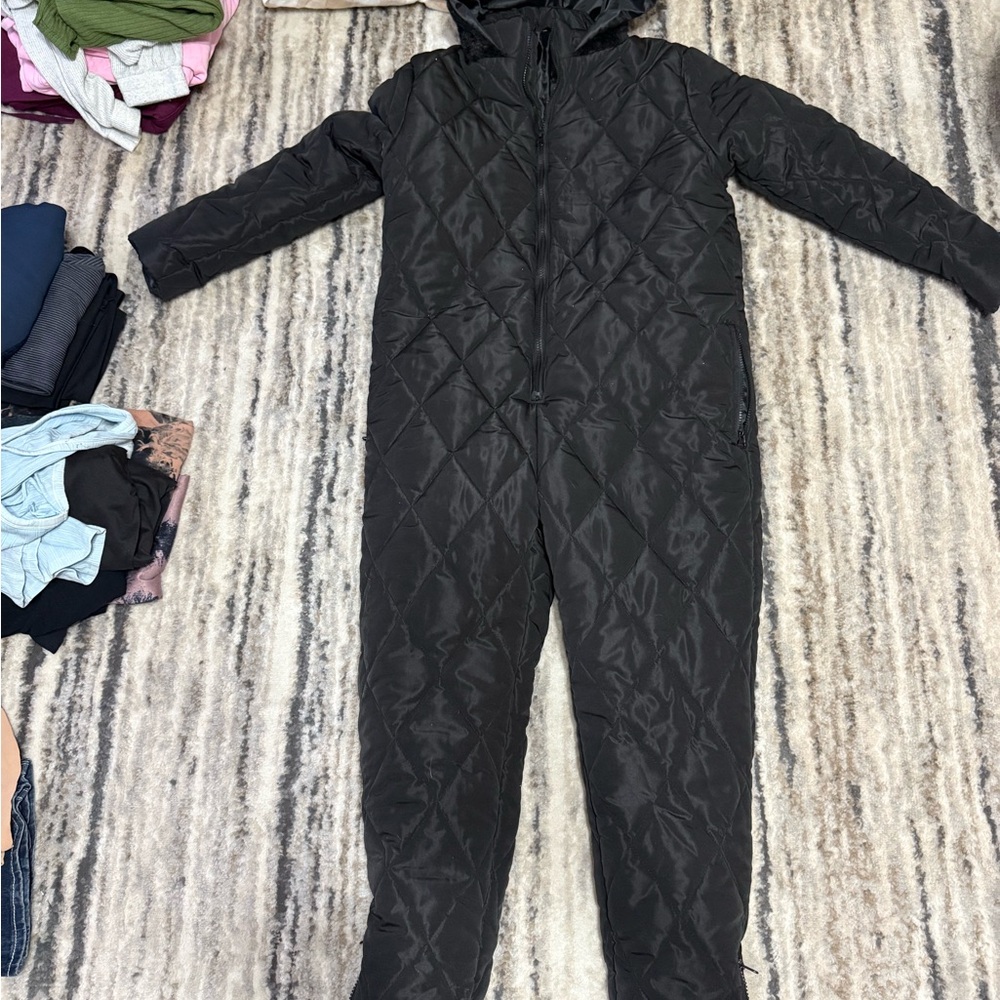 Women's Black Ski Suit